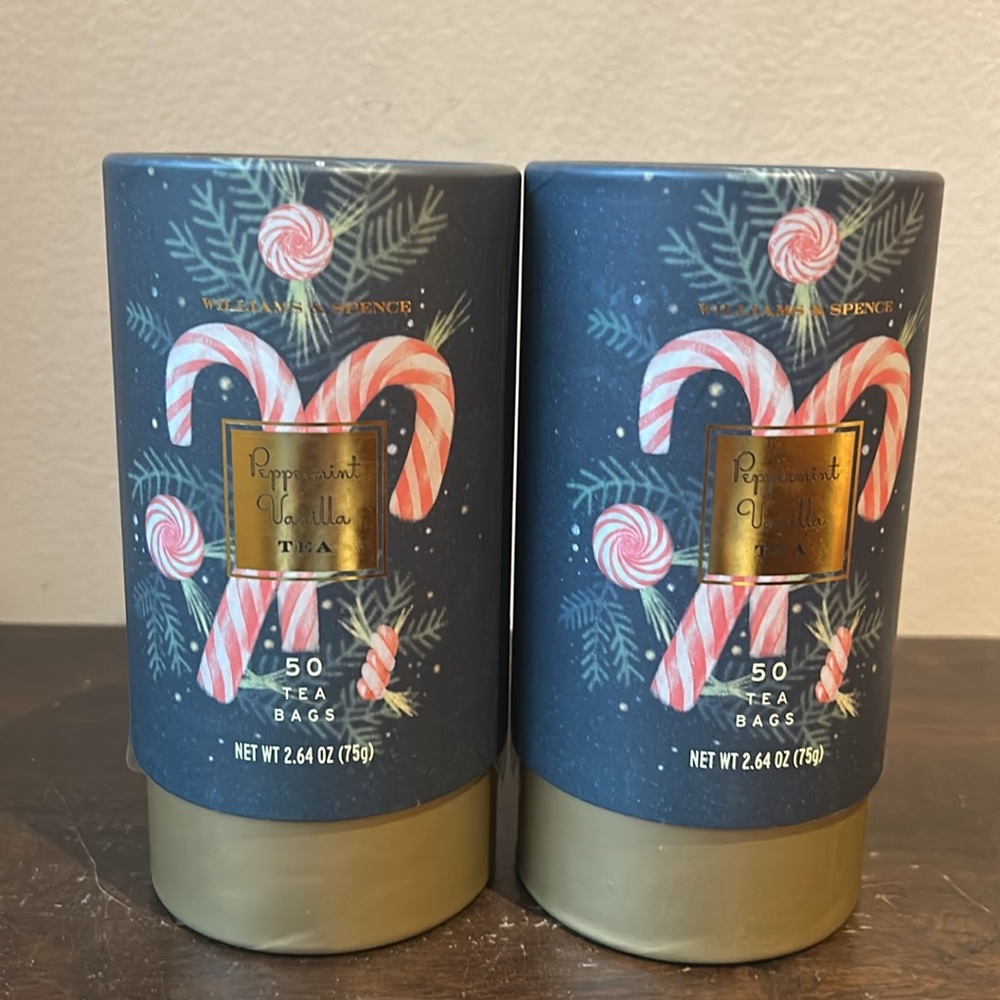 2 Joy Peppermint Vanilla Chai Tea 50 Tea Bags Each Box NEW EXP 07/28